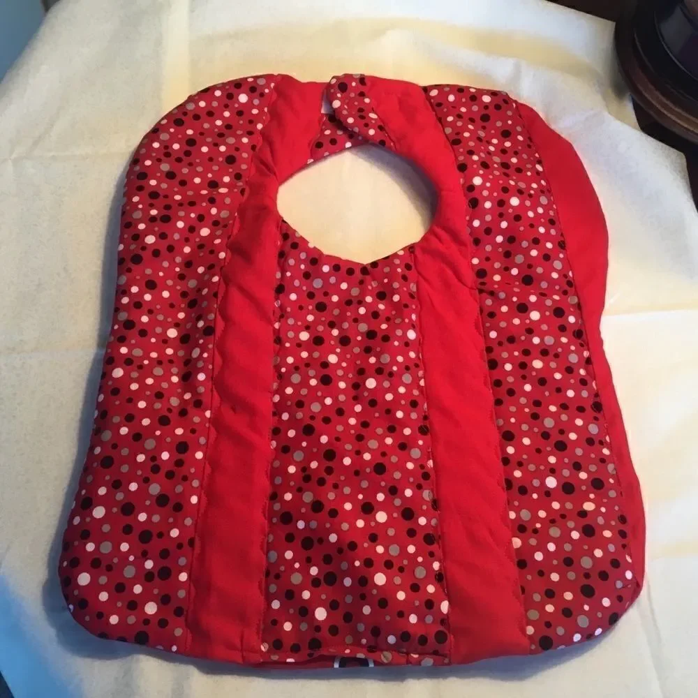3/$25 or $12 ea. NWT Handmade Quilted Reversible Baby Bib.